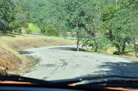 curvy scary entrance road